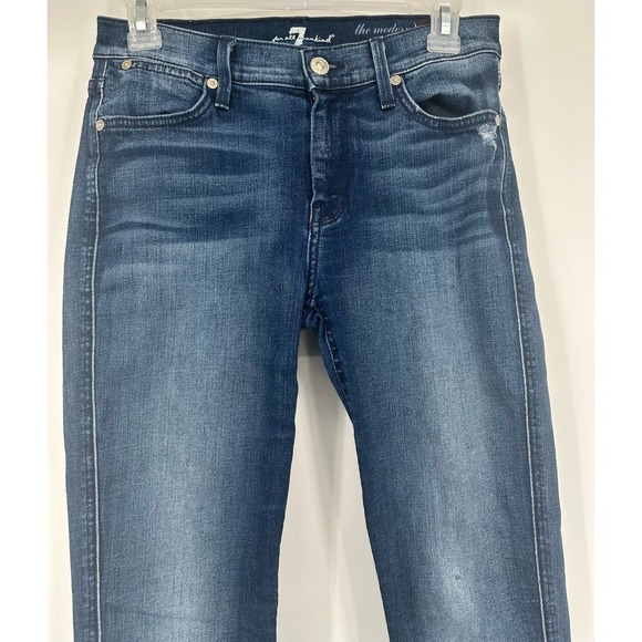 7 for all mankind Midrise modern straight jeans - Picture 3 of 9